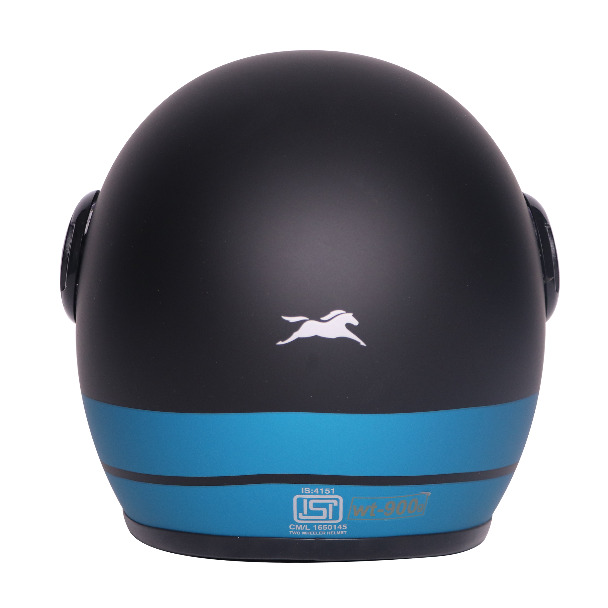 TVS J110 Half Face Helmet, Dawn Blue Matte